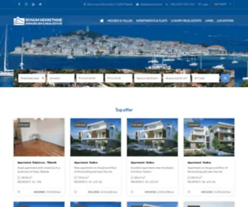 Real-Estate-Croatia.com(Croatia Real Estate portal) Screenshot