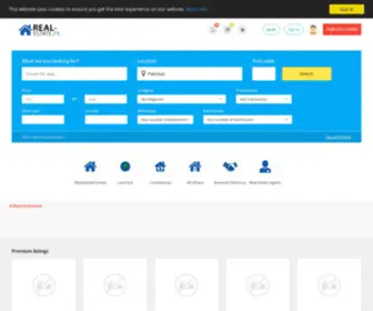Real-Estate.pk(Real Estate Advertising Network) Screenshot