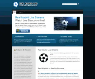 Real-Madrid-Live.net(Real Madrid vs Sevilla Live Stream) Screenshot