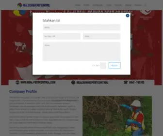Real-Pestcontrol.com(Real Pest Control Balikpapan) Screenshot