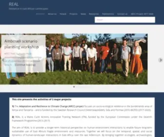 Real-Project.eu(Resilience in East African Landscapes) Screenshot