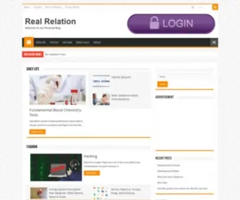 Real-Relation.info(My Personal Blog) Screenshot