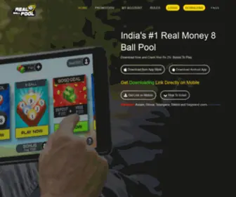 Real8Ballpool.com(Real 8 Ball Pool) Screenshot