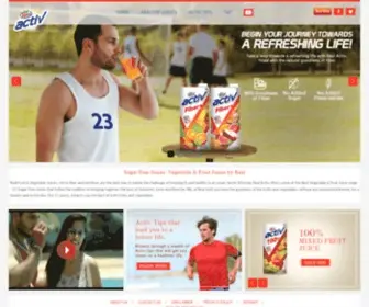 Realactiv.com(Some of the Best Vegetable & Fruit Juices) Screenshot