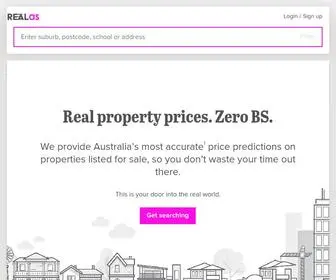 Realas.com(Property Price Predictions) Screenshot