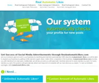 Realautomaticlikes.com(Buy Automatic Real Likes) Screenshot