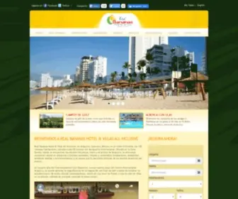 Realbananas.com(Bienvenido a Hotel Real Bananas Acapulco) Screenshot