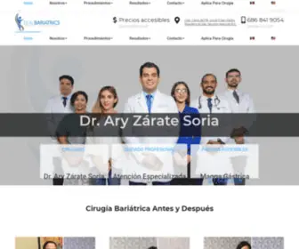 Realbariatrics.com(Cirugia Bariatrica) Screenshot