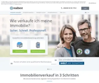 Realbest.de(Immobilien verkaufen leicht gemacht) Screenshot