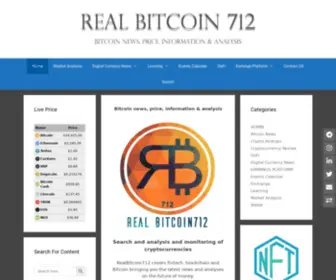 Realbitcoin712.net(Search and analysis and monitoring of cryptocurrencies) Screenshot