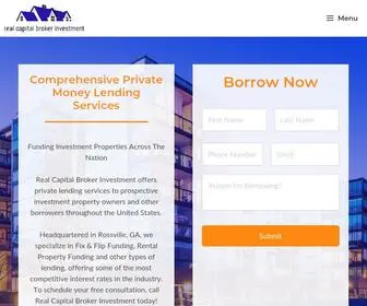Realcapitalbrokerinvestment.com(Real Capital Broker Investment) Screenshot