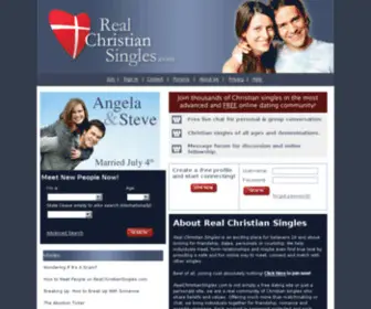 Realchristiansingles.com(Christian Singles) Screenshot