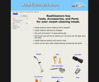 Realcleaners.com(Realcleaners) Screenshot