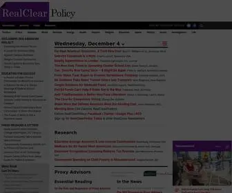 Realclearpolicy.com(Opinion, News, Analysis, Video and Polls) Screenshot