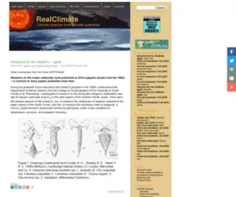 Realclimate.org(Climate sensitivity) Screenshot