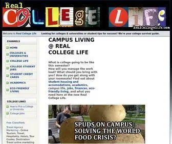 Realcollegelife.com(Real College Life) Screenshot