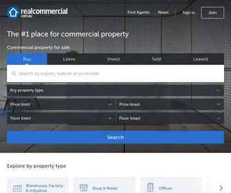 Realcommercial.com.au(Commercial Real Estate & Commercial Property For Sale and For Lease) Screenshot