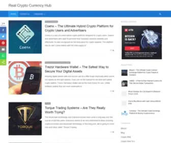 Realcryptocurrencyhub.com(Real Crypto Currency Hub) Screenshot
