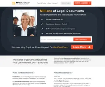 Realdealdocs.com(Legal Documents) Screenshot