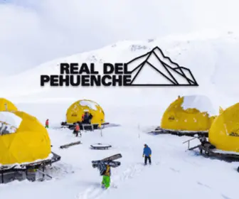 Realdelpehuenche.com(Un paraiso para expermientar la naturaleza y la vida en la monta単a en Malarg端e) Screenshot