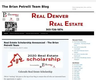 Realdenverrealestate.com(The Brian Petrelli Team Blog) Screenshot