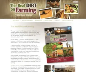 Realdirtonfarming.ca(Real Dirt on Farming) Screenshot