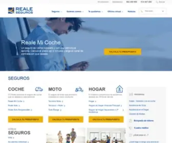 Reale.es(Seguros económicos con la mejor compañía aseguradora) Screenshot