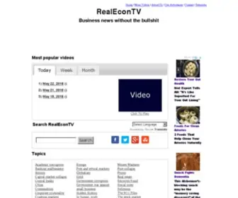 Realecontv.com(Real Econ TV) Screenshot