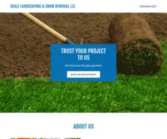 Realelandscaping.com(Reale Landscaping & Snow Removal LLC) Screenshot