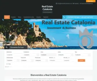 Realestatecatalonia.com(Pagina principal de) Screenshot