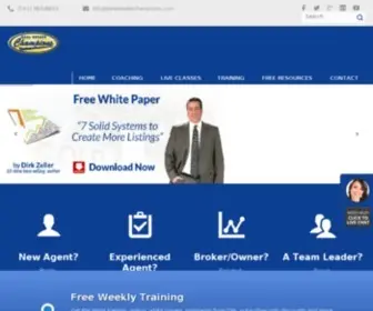 Realestatechampions.com(Real Estate Training and Coaching) Screenshot