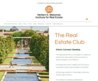 Realestateclubutd.com(Real Estate Club UTD) Screenshot