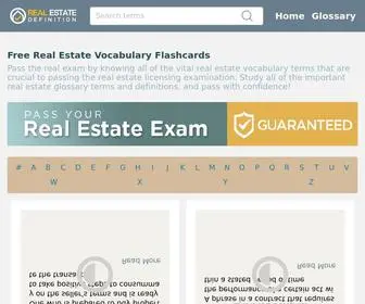 Realestatedefinition.com(Real Estate Definition Real Estate Definition) Screenshot