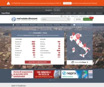 Realestatediscount.it(Aste Immobiliari e Vendita Immobili da Aste Giudiziarie on line) Screenshot