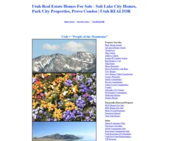 Realestatehomesutah.com(Utah Real Estate & Homes For Sale) Screenshot