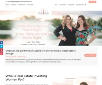 Realestateinvestingwomen.com(Real Estate Investing for Women) Screenshot