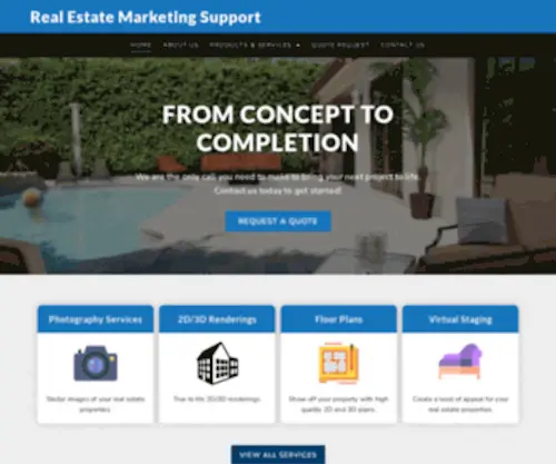 Realestatemarketingsupport.com(Architectural Rendering) Screenshot