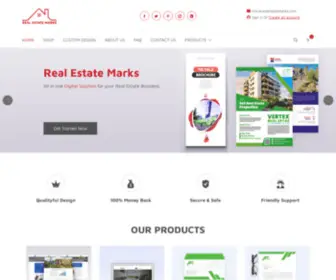 Realestatemarks.com(One Stop Digital Solution For Real Estate) Screenshot