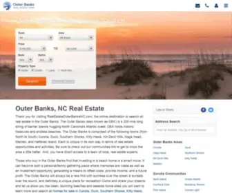 Realestateouterbanksnc.com(Outer Banks) Screenshot