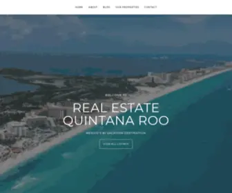 Realestatequintanaroo.com(Real Estate Quintana Roo) Screenshot
