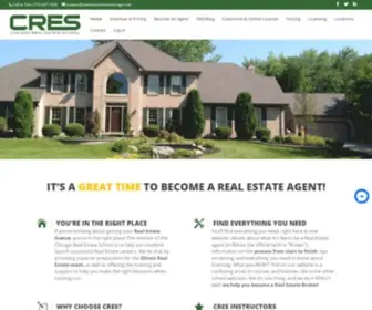 Realestateschoolchicago.com(Real Estate License Classes) Screenshot