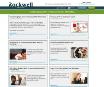 Realestateschoolwire.com(Rockwell Institute Official Blog) Screenshot