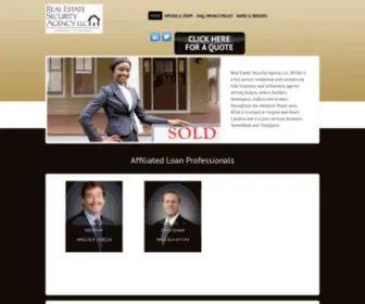 Realestatesecurityagency.com(Real Estate Security Agency) Screenshot