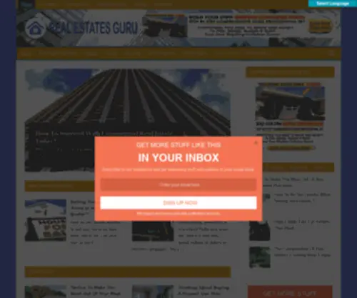 Realestatesguru.com(Best Real Estate Buying) Screenshot