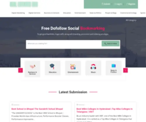 Realestatesseo.com(Free Social Bookmarking Sites List) Screenshot