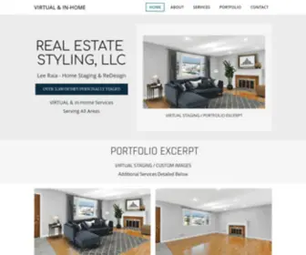 Realestatestyling.com(Real Estate Styling Home Staging Services for Greater Baltimore) Screenshot