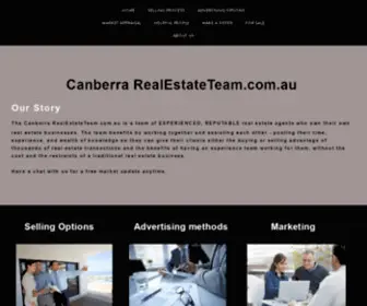 Realestateteam.com.au(Real estate Canberra) Screenshot