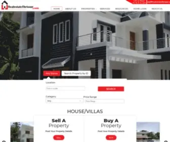 Realestatethrissur.com(Real Estate Thrissur Realestate Thrissur) Screenshot