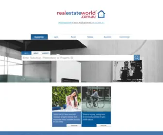 RealestateWorld.com.au(Real Estate World) Screenshot