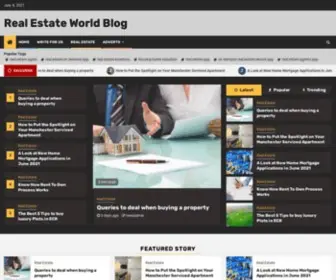 RealestateWorldblog.com(Real Estate World Blog) Screenshot